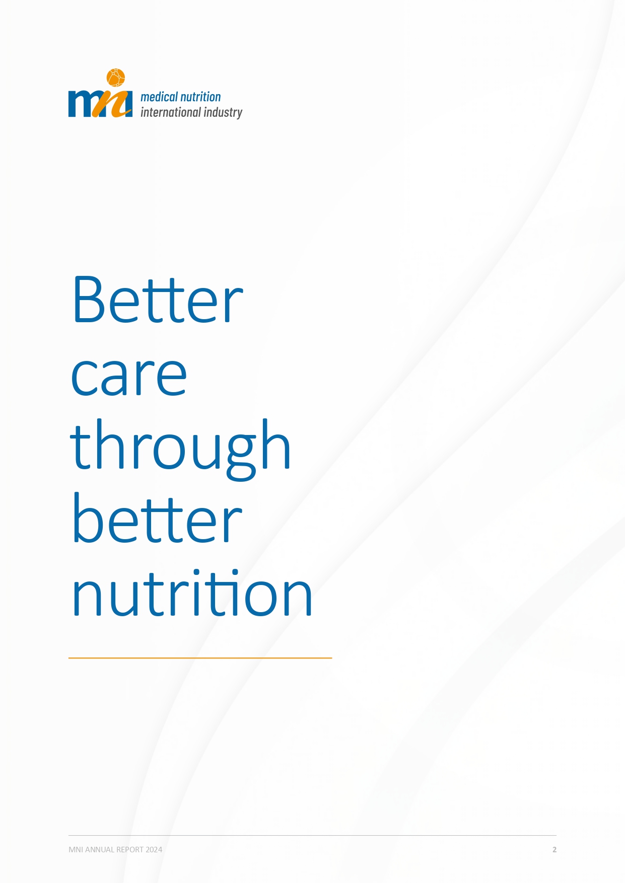 Medical Nutrition Industry Annual Report title page