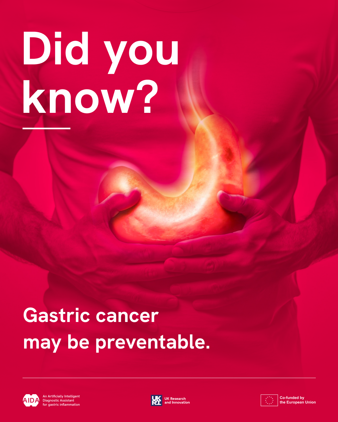 AIDA gastric cancer prevention social media carousel